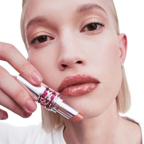 BNIB YSL Yves Saint Laurent Rouge Volupté Candy Glaze Lipstick 15 Unused Unopene - Picture 5 of 8